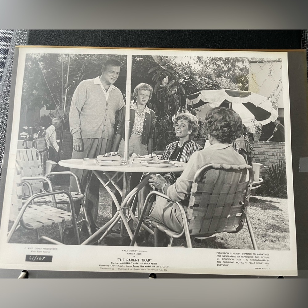 Vintage movie still/photograph from “The Parent Trap”(1961). Maureen O’Hara.